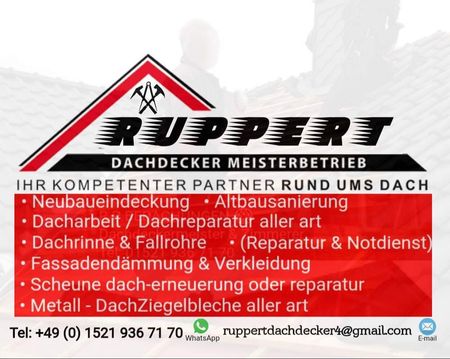 Ruppert BEDACHNGEN Dachdecker, Zimmerer & Spengler