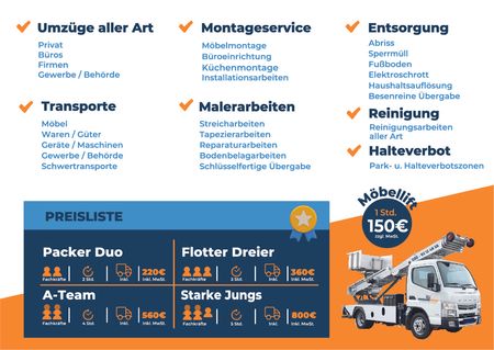 Umzugsfirma Umzugsgenie - Ihr Berliner Umzugsunternehmen aus Reinickendorf