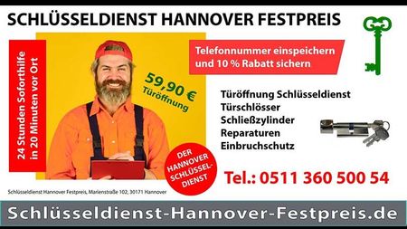 Schlüsseldienst Hannover Festpreis