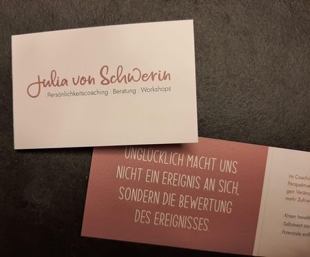 Julia von Schwerin, Persönlichkeits-Coaching